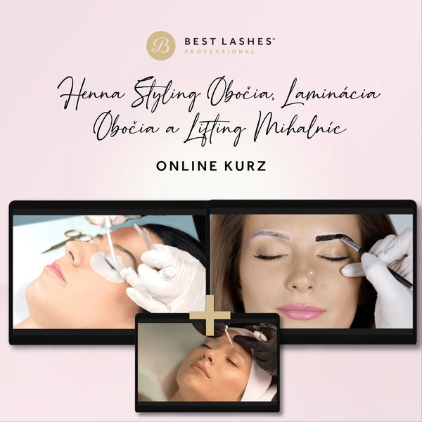Henna Styling Obočia, Laminácia Obočia A Lifting Mihalníc - Online Kurz