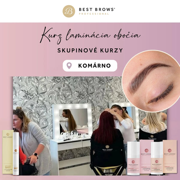 Kurz laminácia obočia - Komárno