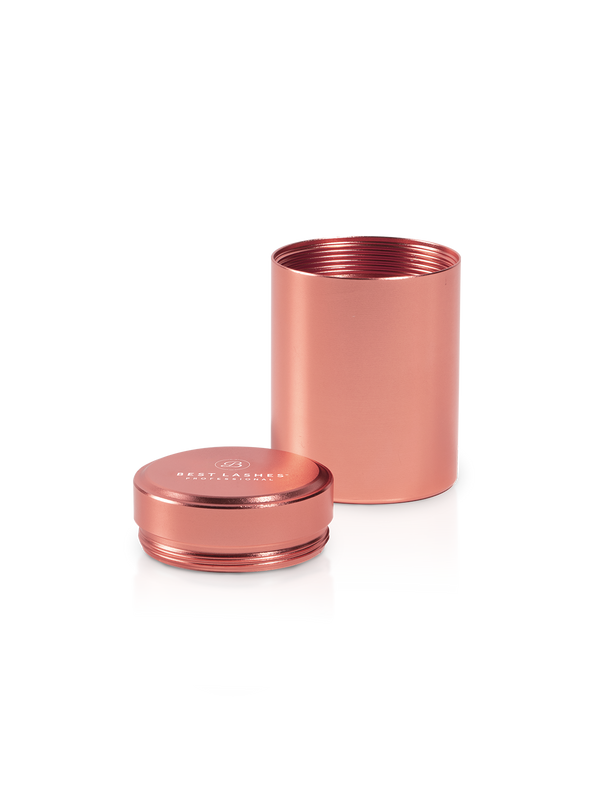 Metal glue container