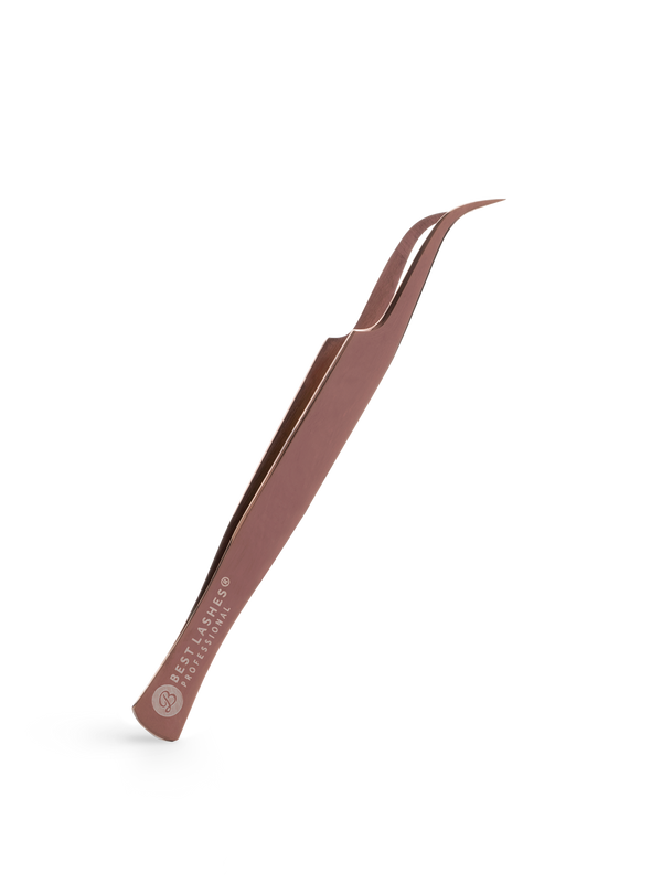 Prime Edition curved eyelash tweezer
